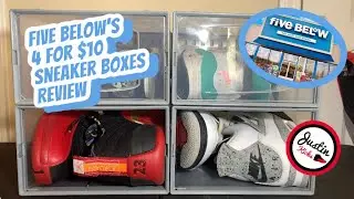 5 Below&rsquo;s 4 for $10 Sneaker Box Review. Are these a good alternative to the Container Stores boxes?