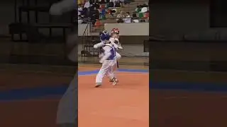 Nice Taekwondo Headshot | Kids Taekwondo Competition