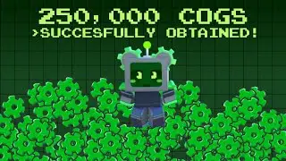 Collecting 250,000 Cogs in total for a ROBO CUB BUDDY! | Bee Swarm Simulator