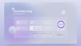 Speed Art Smart Home UI with Figma