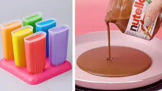 Creative Dessert Decorating Recipe | Easy & Tasty Chocolate and Colorful Dessert Hack Ideas