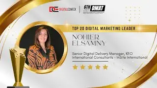 Top 20 Digital Marketing Leader | Nohier Elsamny | 6th DMAT Confex Dubai 2025 #awardee
