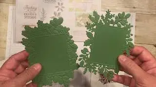 Merriest Moments Card with Hybrid embossing folder (plus a few craft hacks!!)