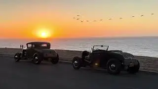 California Hot Rod Sunset 