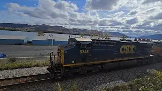 CSX 5348 Leads I157 Intermodal Train with a 1st gen K5HLL at Newburgh NY