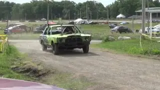Metal Mayhem 2017 derby cars lining up for inspection