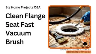 Flange Seat Cleanup Guide Vacuum Brush Scraper Test-Fit