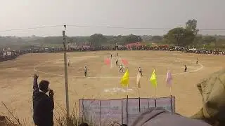किशनपुर में लखनऊ और खागा के बीच खेला गया क्रिकेट मैच 