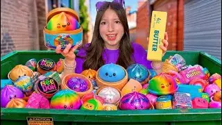 I Found VIRAL DUMPLINGS & SQUISHIES in the TRASH! 😱😳🗑️