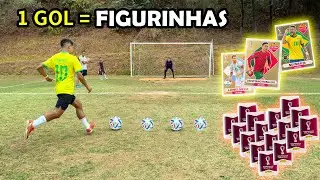 FEZ GOL GANHA FIGURINHAS DA COPA PARTE 3 ‹ Rikinho ›