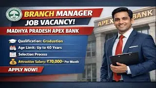 MP Apex Bank Recruitment 2026 | Branch Manager | All Updates