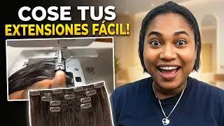 COMO COSER CORTINAS DE CABELLOS A MÁQUINA // 2023 NUEVA TENDENCIA