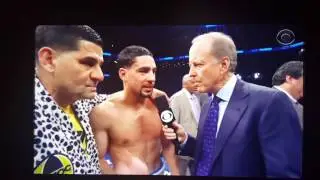 Post fight interview Keith thurman vs danny garcia