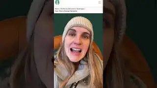 🎄🍊 Cran-Merry Orange #Starbucks Refresher Drink Review! 🍊🎄#shorts #food
