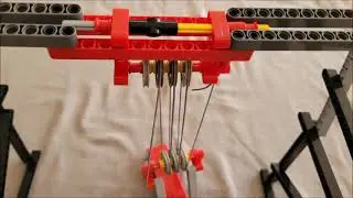 How a Pulley system works explained with Lego