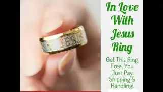 Jesus Christ Gold Ring!! Free!! Just Pay S&H