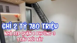 Bán nhà quận 8 phường 3 mới đẹp khu an ninh chỉ 2 tỷ780 triệu #0706696269 
