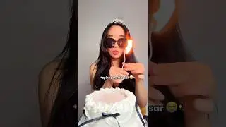 LILIN ULANG TAHUN DOANG KOK BISA SEGEDE ITU API NYA !!! 😩