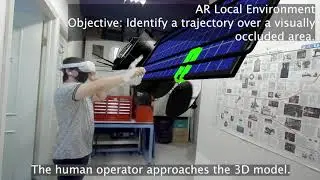 Augmented Reality-based Robotic System for In-space Servicing