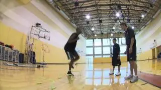 Chris Bosh Training with the Heat