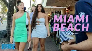 Ocean Drive Miami Beach Walk in 4K | Spring Break 2022