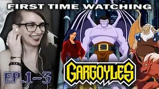 *GARGOYLES EP. 1-3* First Time Watching | 90's Kid Reaction | Review/Commentary