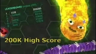 INSANE 200K High Score | Wormax.io 2