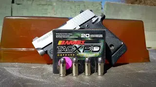 Barnes TAC XPD .380 Ballistic Gel Test & Review