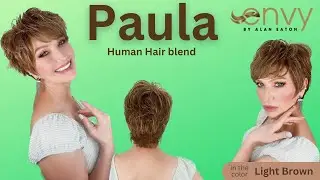 PAULA Wig by Envy in the color Light Brown.