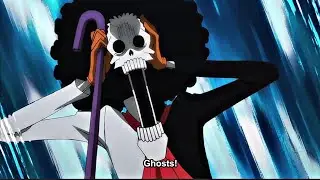 Brook got scared of Ghosts 😂 | One piece ep 1021