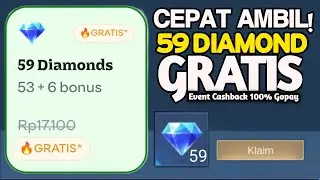 CEPAT AMBIL! 59 DIAMOND GRATIS EVENT CASHBACK 100% GOPAY SPESIAL MLBB 11.11 NEXUS SEA PHASE 1