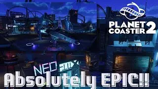 ABSOLUTELY EPIC Futuristic Rollercoaster NEOFLUX - Planet coaster 2