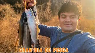 Gran pesca en lago entre monta&ntilde;as de Virginia