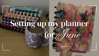 June Planner Set up| Happy Planner| New planner