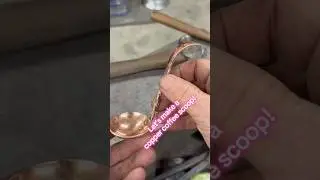 Solid copper coffee scoops hit the site this Friday! Make sure you get one! #coffee #process