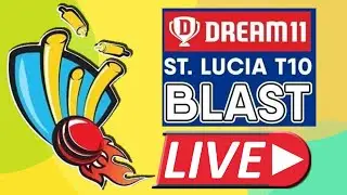 🔴SCS vs MRS LIVE | St. Lucia T10 BLAST LIVE