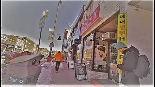 CANADIAN LIFESTYLE - Seaton Village March Walking - Explore TORONTO DYNAMIC Koreatown March 7, 2023