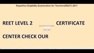 REET Level 2 Certificate Center - how to get REET level 2 Certificate