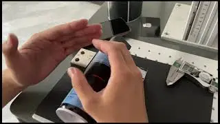 3D machine LenMark software curve marking operation video - 2