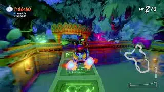 Crash Team Racing: Nitro Fuelled How to beat Tiny Temple Oxide Time Trial Ghost