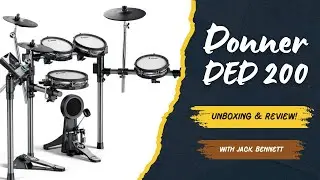 Unboxing & Review: Donner DED 200 E-Drum Kit!