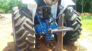 Implemento de enterra mangueras de gotejamento de água #vídeo01