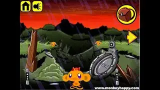 Monkey GO Happy Stage 71  Walkthrough  -  a PencilKids Game