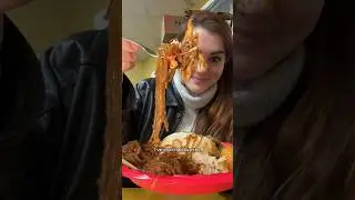 Eating at the smallest restaurants in NYC! #foodie #shorts #eating #nyc #nycfood #restaurant