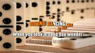 PET SHOP BOYS - DOMINO DANCING karaoke instrumental lyrics