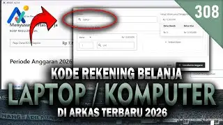 Part 20 - Kode Rekening Belanja Laptop / Komputer di ARKAS 2026 | Cara Menyusun RKAS Terbaru 2026