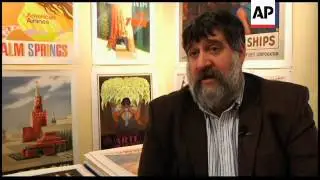 Illustrators' art at the International Vintage Poster Fair