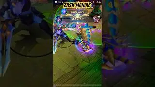 Zask maniac gameplay #mobilelegends