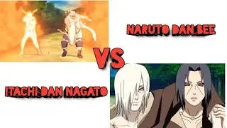 Naruto dan Bee Vs Itachi dan Nagato Dunia Anime Populer