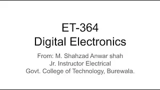 ET-364 Half Adder